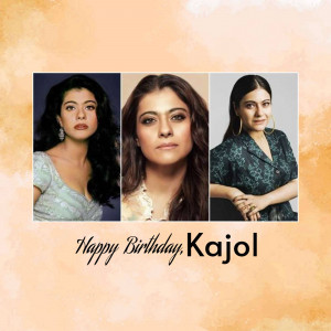 Kajol Birthday Special Flyer For Pinterest