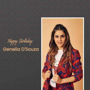 Genelia D'Souza Birthday Wish Poster For LinkedIn