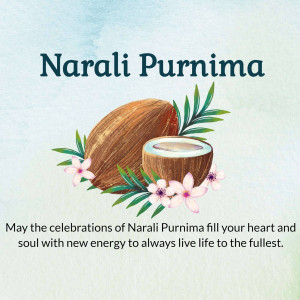 Narali Purnima Greetings Banner For Telegram