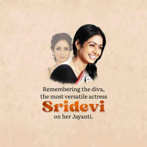 Remembering Sridevi Branding Post For X