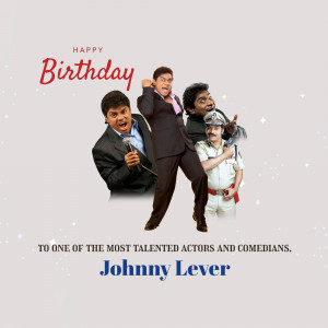 Happy Birthday Johnny Lever Advertisement For Twitter