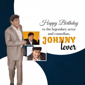 Johnny Lever Birthday Wish Template For Telegram