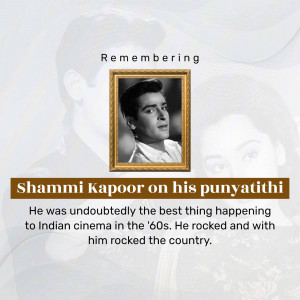 Remembering Shammi Kapoor Banner For Threads