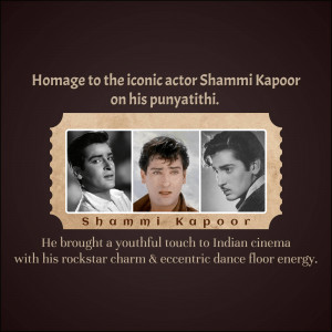 Homage To Shammi Kapoor Template For Twitter