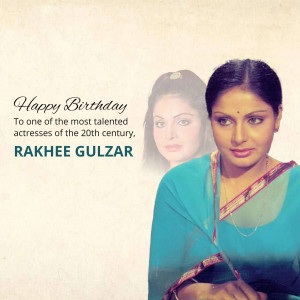 Rakhee Gulzar Birthday Tribute Flyer For Threads