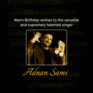 Adnan Sami Birthday Wish Artwork For X