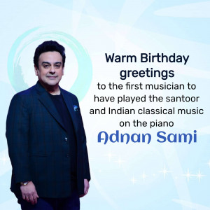 Adnan Sami Birthday Greeting Marketing Image For Threads
