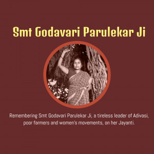 Smt Godavari Parulekar Ji Jayanti Advertisement For Facebook