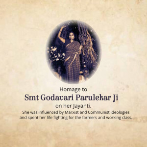 Homage To Smt Godavari Parulekar Ji Social Media Post For Instagram