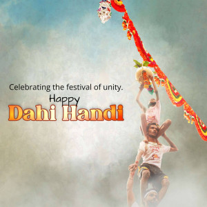 Happy Dahi Handi Poster For X