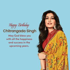 Chitrangada Singh Birthday Wish Image For LinkedIn
