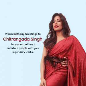 Chitrangada Singh Birthday Wish Graphic For Pinterest