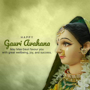 Happy Gauri Avahana Marketing Image For Pinterest