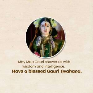 Gauri Avahana Blessings Artwork For Pinterest
