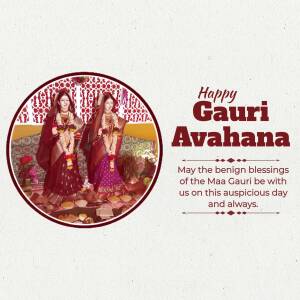 Happy Gauri Avahana Marketing Image For LinkedIn