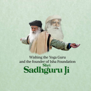 Sadhguru Ji - Founder Of Isha Foundation Creative Design For Threads