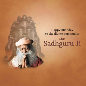 Sadhguru Ji Birthday Wish Post For Google Business Profile