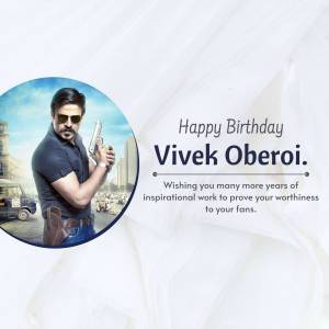 Vivek Oberoi Birthday Wish Image For Facebook