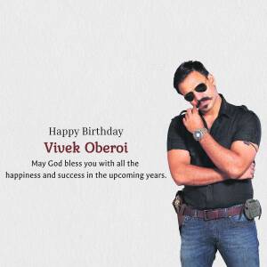 Happy Birthday Vivek Oberoi Social Media Post For Facebook