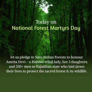 National Forest Martyrs Day Business Poster For Pinterest