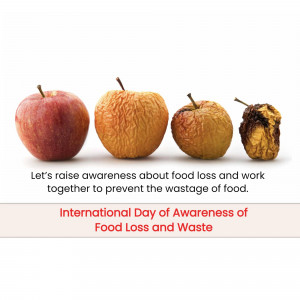 Food Loss And Waste Awareness Image For Telegram