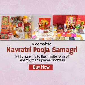 Navratri Pooja Samagri Kit - Complete set for worshipping the Goddess
