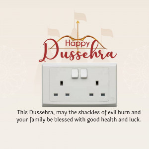 Happy Dussehra - Power & Blessings Social Media Post For Google Business Profile