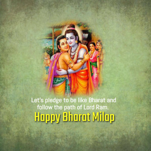 Happy Bharat Milap Marketing Image For Google Business Profile