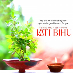 Kati Bihu Greetings Artwork For Threads