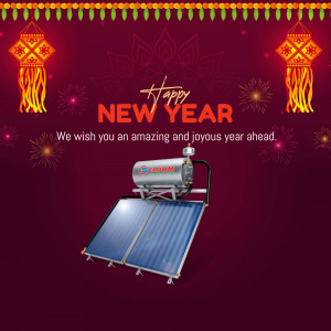 Saksham Solar New Year Wish Graphic For X