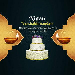 Nutan Varshabhinandan - New Year Wishes Image For Twitter