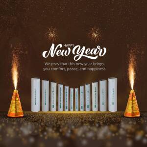 Happy New Year With Plumbing Supplies Post For LinkedIn