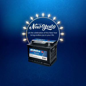 AcDelco New Year Battery Promotion Design For X