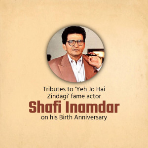 Shafi Inamdar Birthday Tribute Branding Post For Twitter