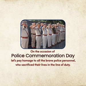 Police Commemoration Day Tribute Artwork For Twitter