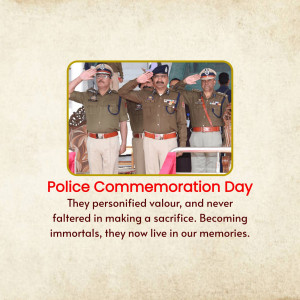 Police Commemoration Day Tribute Post For X