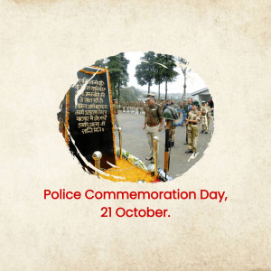 Police Commemoration Day Template For Twitter