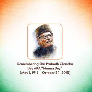 Remembering Prabodh Chandra Dey (Manna Dey) Template For Threads