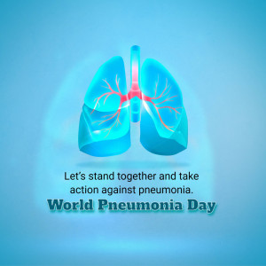 World Pneumonia Day Awareness Business Poster For Twitter