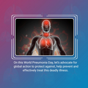 World Pneumonia Day Awareness Marketing Image For X