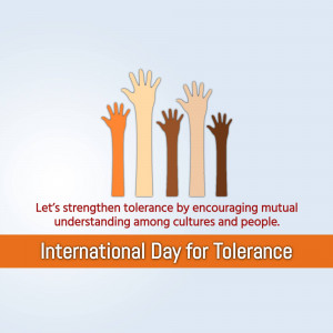 International Day For Tolerance Design For Pinterest