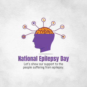 National Epilepsy Day Awareness Creative Design For Pinterest