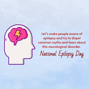 National Epilepsy Day Awareness Branding Post For Threads