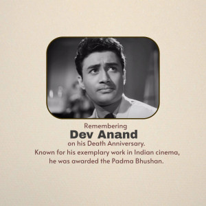 Remembering Dev Anand Creative Design For Facebook