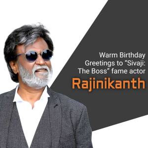 Rajinikanth Birthday Greeting Post For Threads