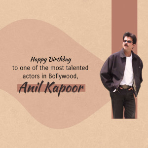 Anil Kapoor birthday greeting image