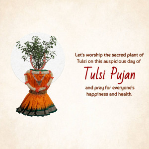 Tulsi Pujan - Sacred Plant Worship Post For Pinterest