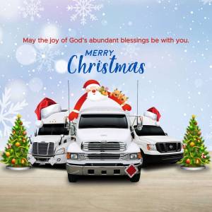 Merry Christmas From The Trucking Family Branding Post For Twitter