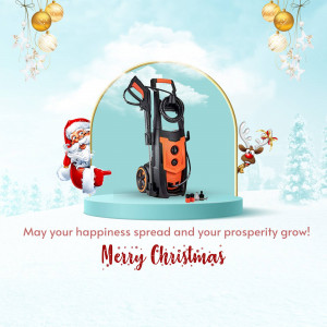 Merry Christmas Power Washer Deal Business Poster For Twitter