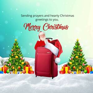 Christmas Travel Wishes Image For Twitter